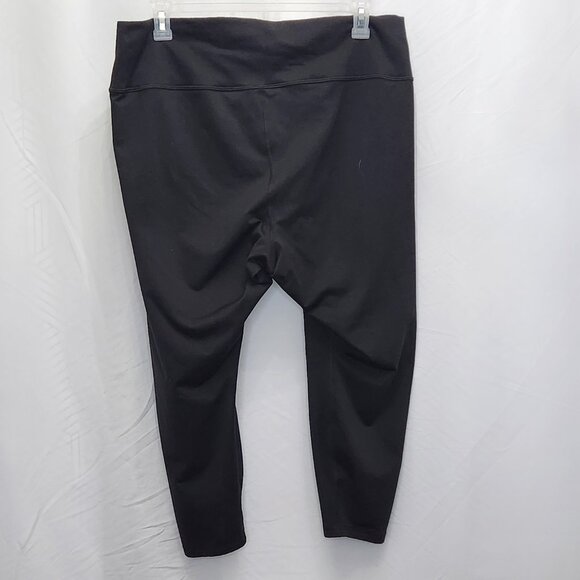 Old Navy Crossfront Crop Leggings Womens XXL Black Cloudcomfy 2XL High Rise W12X - Picture 2 of 7